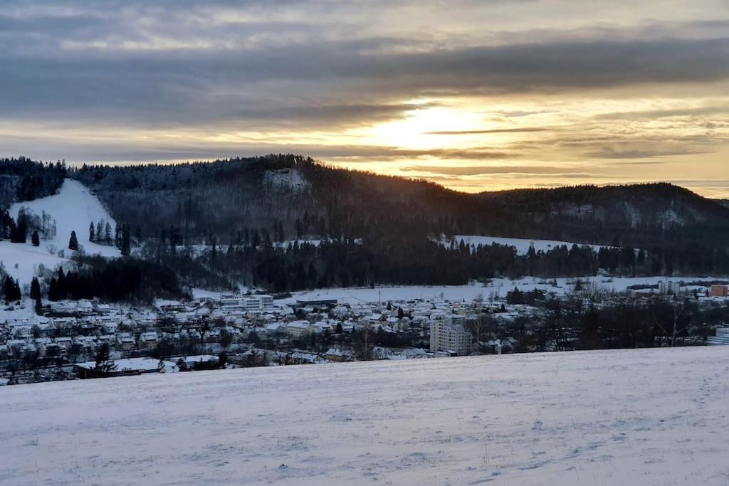 Studiowohnung Schwabenalb Mit Panoramablick Albstadt Buitenkant foto